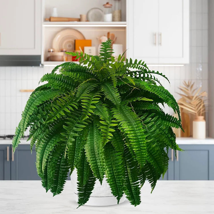 UV-Resistant Artificial Boston Fern
