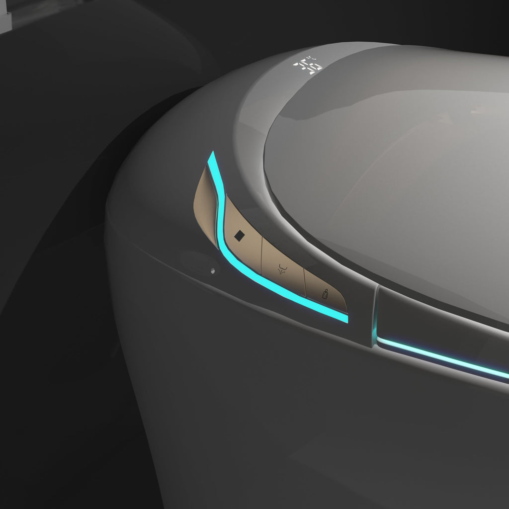 Luxury Smart Toilet with Integrated Bidet Seat