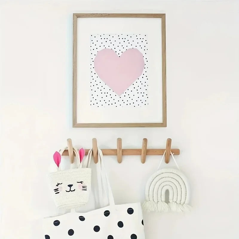 Maeve Solid Oak Wall Rack Organiser