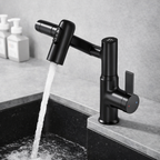 Modern Matte Bathroom Mixer Tap with LED Temperature Display Modern Bathroom Decor