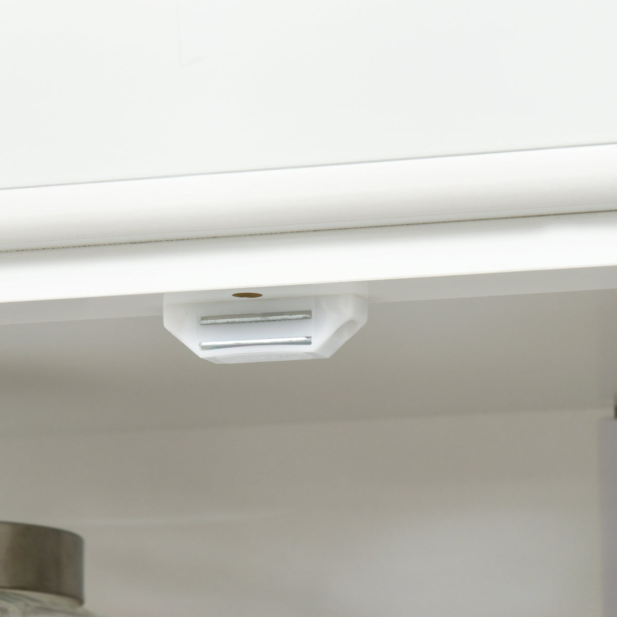 Freestanding Kitchen Cupboard with Six-Tier Adjustable Shelving and Anti-Tip Safety White