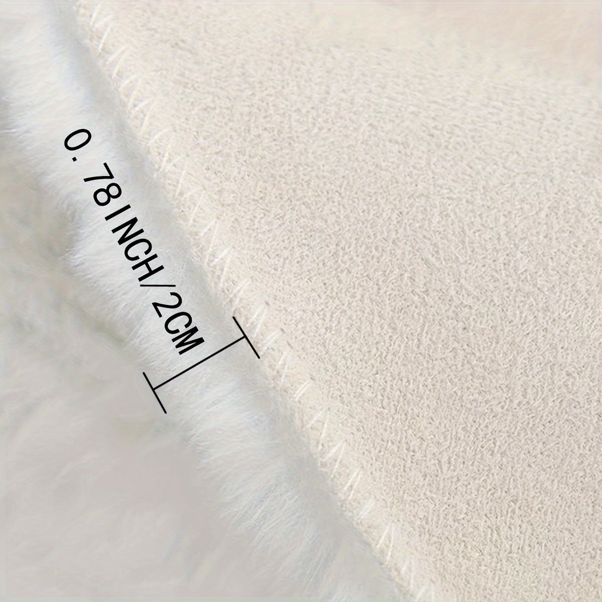 Cloud Comfort Round Bubble Rug with Soft Fluffy Texture