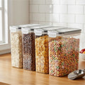 Cereal Storage Airtight Containers with Pour Spout Modern Home Storage