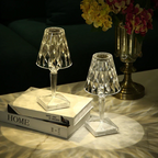 Crystal Design Table Lamp Warm Ambient Lighting