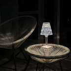 Crystal Design Table Lamp Warm Ambient Lighting