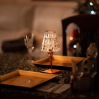Crystal Design Table Lamp Warm Ambient Lighting