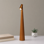 Cordless Aluminium LED Table Lamp Warm Ambient Lighting