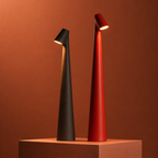 Cordless Aluminium LED Table Lamp Warm Ambient Lighting