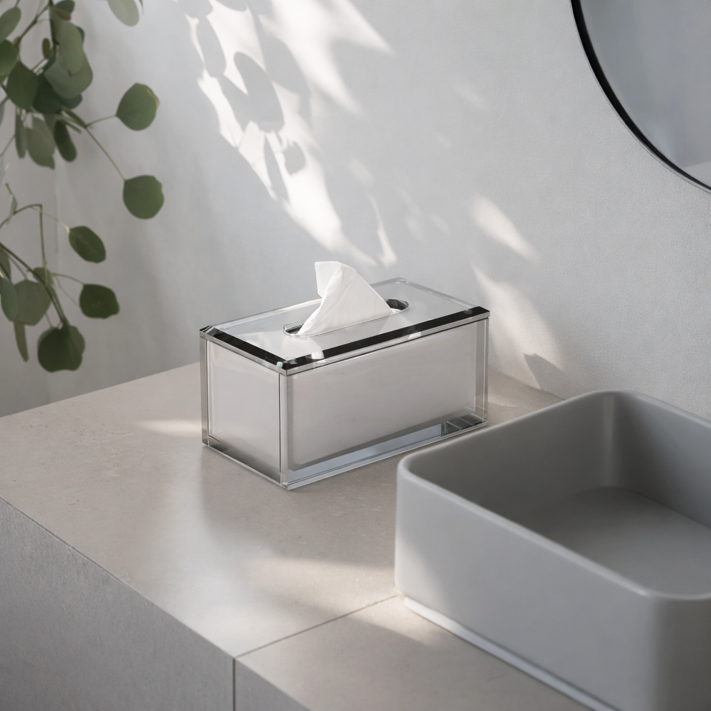 Luxury Clear Acrylic Tissue Box
