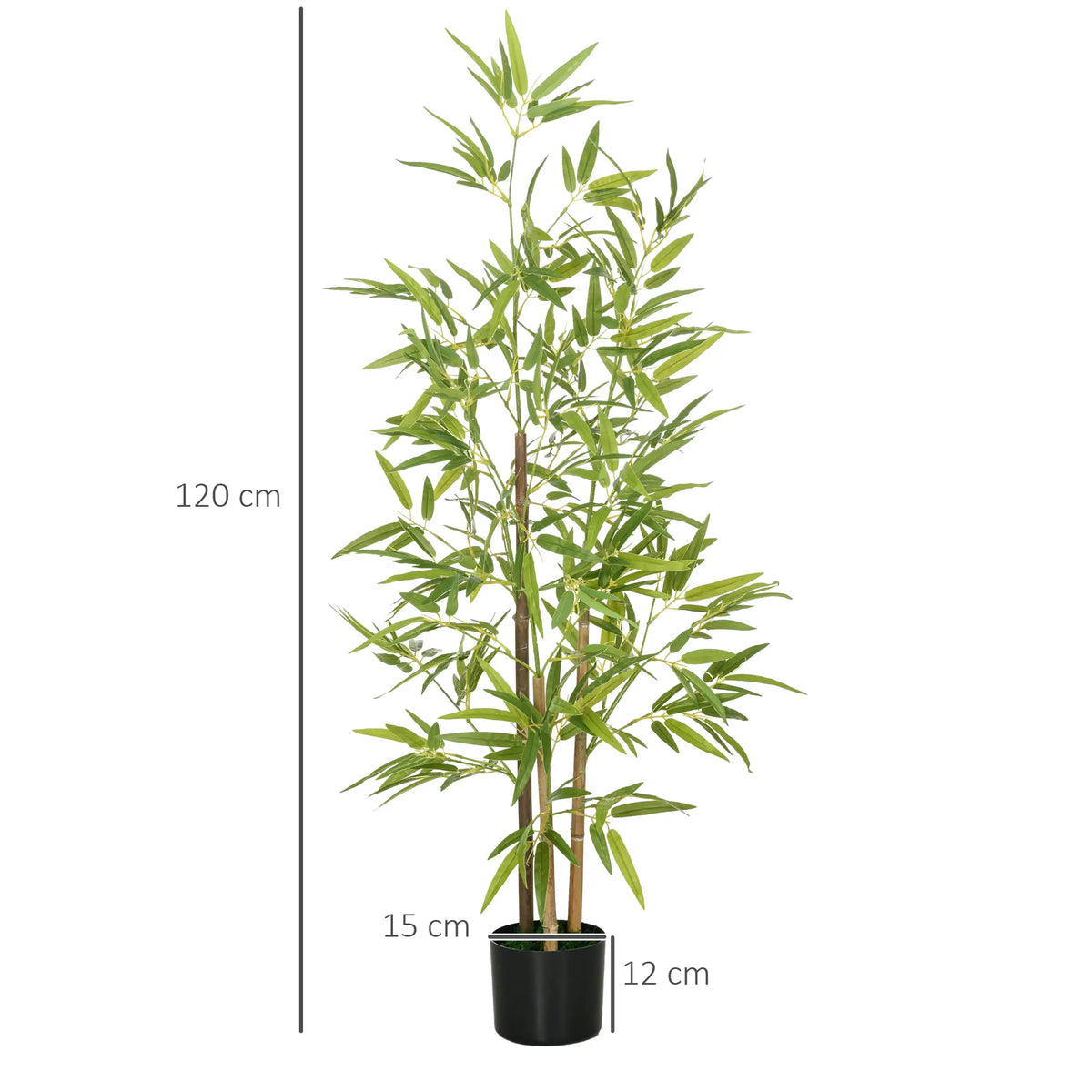 Artificial Bamboo Tree with Pot Indoor Decor