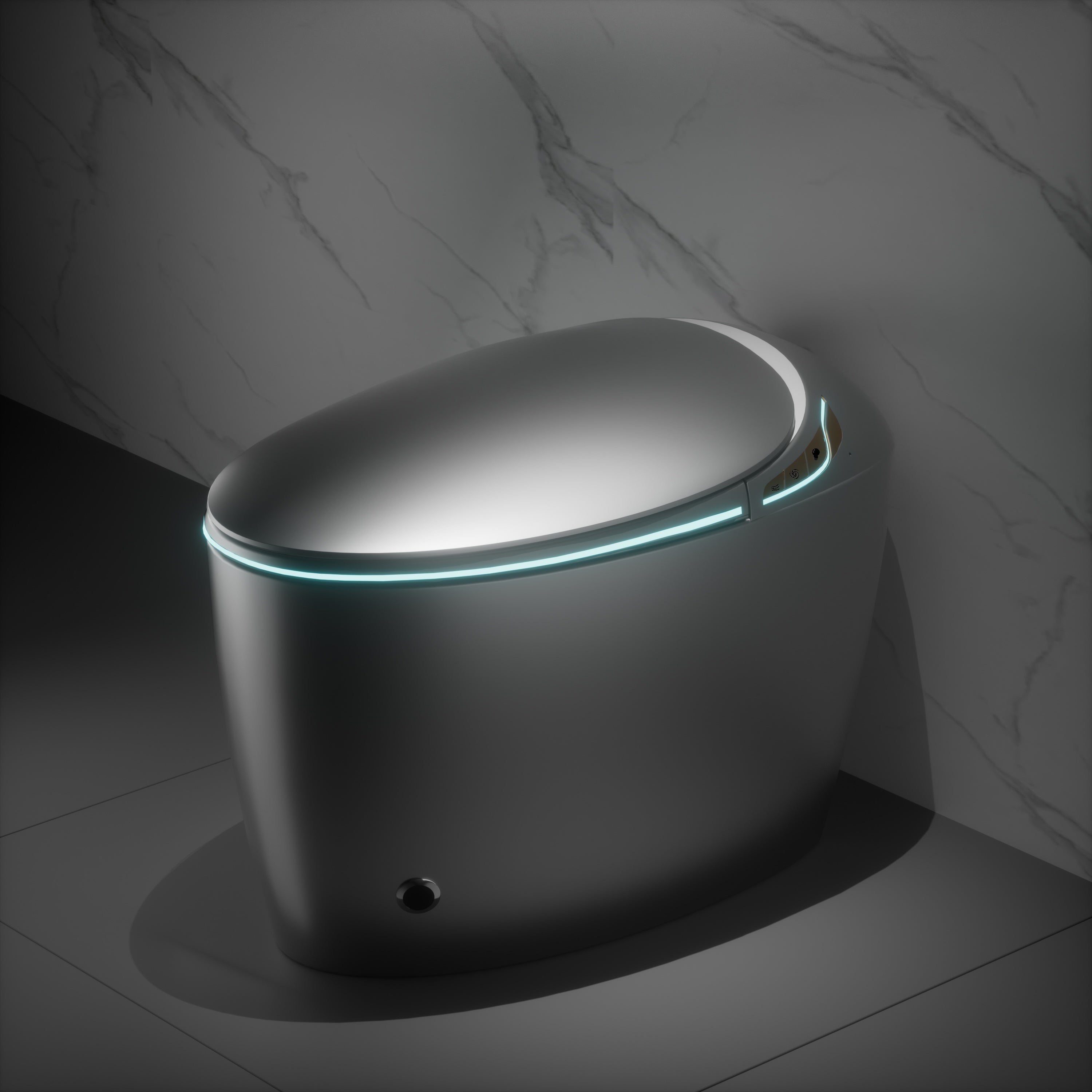 Luxury Smart Toilet with Integrated Bidet Seat