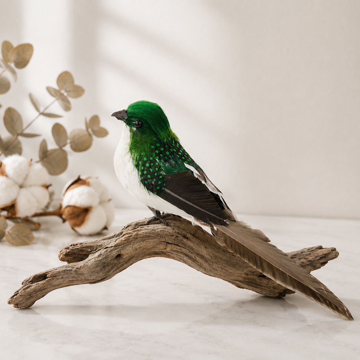Realistic Feathered Decorative Bird