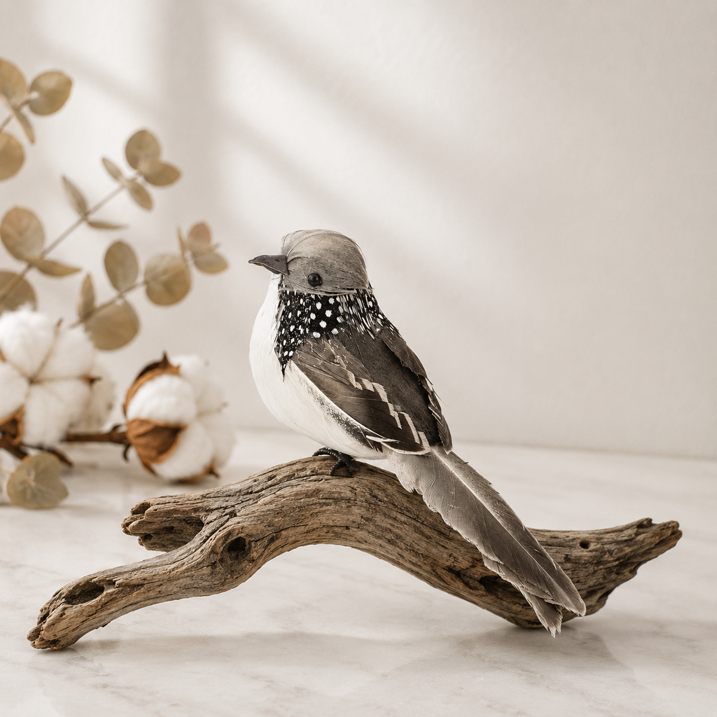 Realistic Feathered Decorative Bird