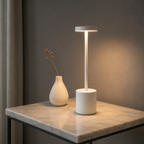 Wireless LED Desk Lamp with Touch Sensor Warm Ambient Lighting