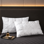 Luxury Diamond-Quilted Hotel Pillow with Memory Support