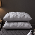 Luxury Diamond-Quilted Hotel Pillow with Memory Support