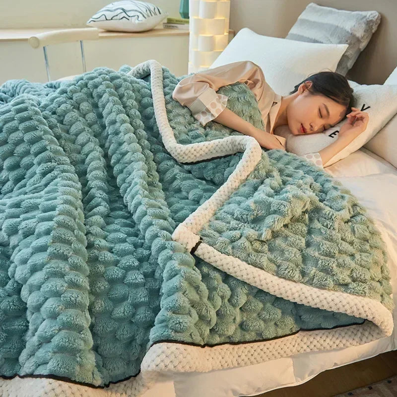 Turtle Velvet Coral Fleece Blanket