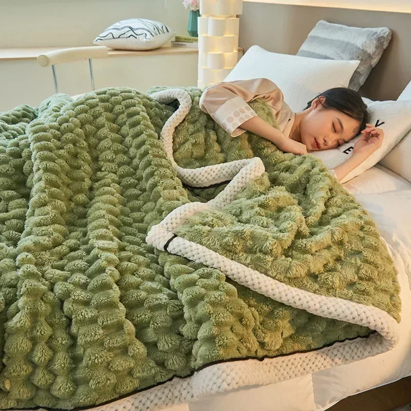 Turtle Velvet Coral Fleece Blanket