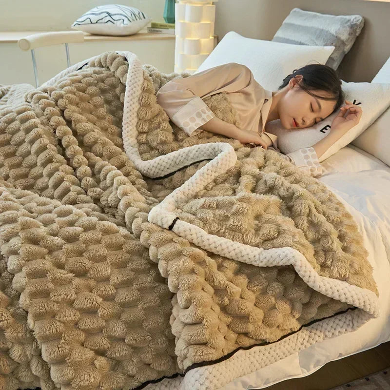 Turtle Velvet Coral Fleece Blanket