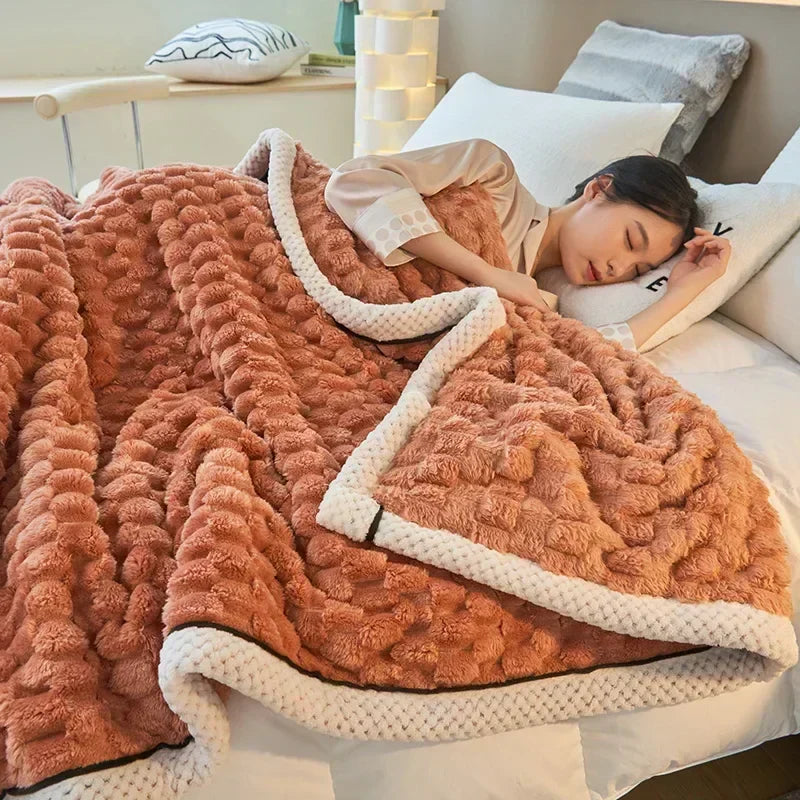 Turtle Velvet Coral Fleece Blanket