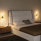 Modern LED Spiral Sconce Wall Light Set of 2 with Adjustable Colour Temperature