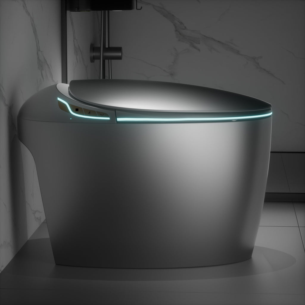 Luxury Smart Toilet with Integrated Bidet Seat