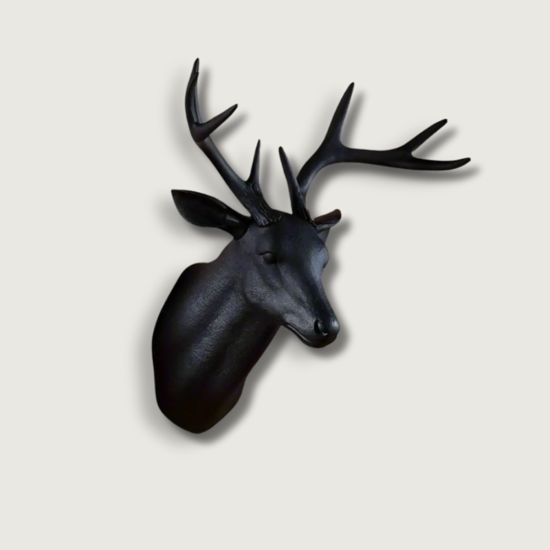 Nordic Matte Deer Wall Sculpture