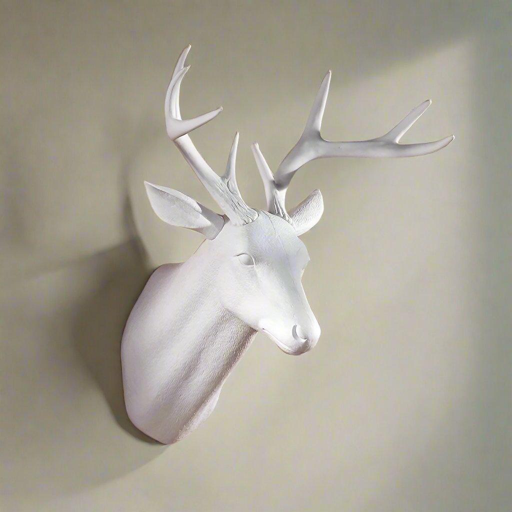 Nordic Matte Deer Wall Sculpture