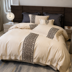 Luxury Egyptian Cotton Embroidered Bedding Set