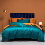 Luxury Reversible Egyptian Cotton Duvet Cover Set
