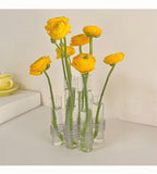 Flexible Glass Tube Flower Vase