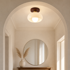 French Bauhaus Cream Ceiling Light Contemporary Home Lighting