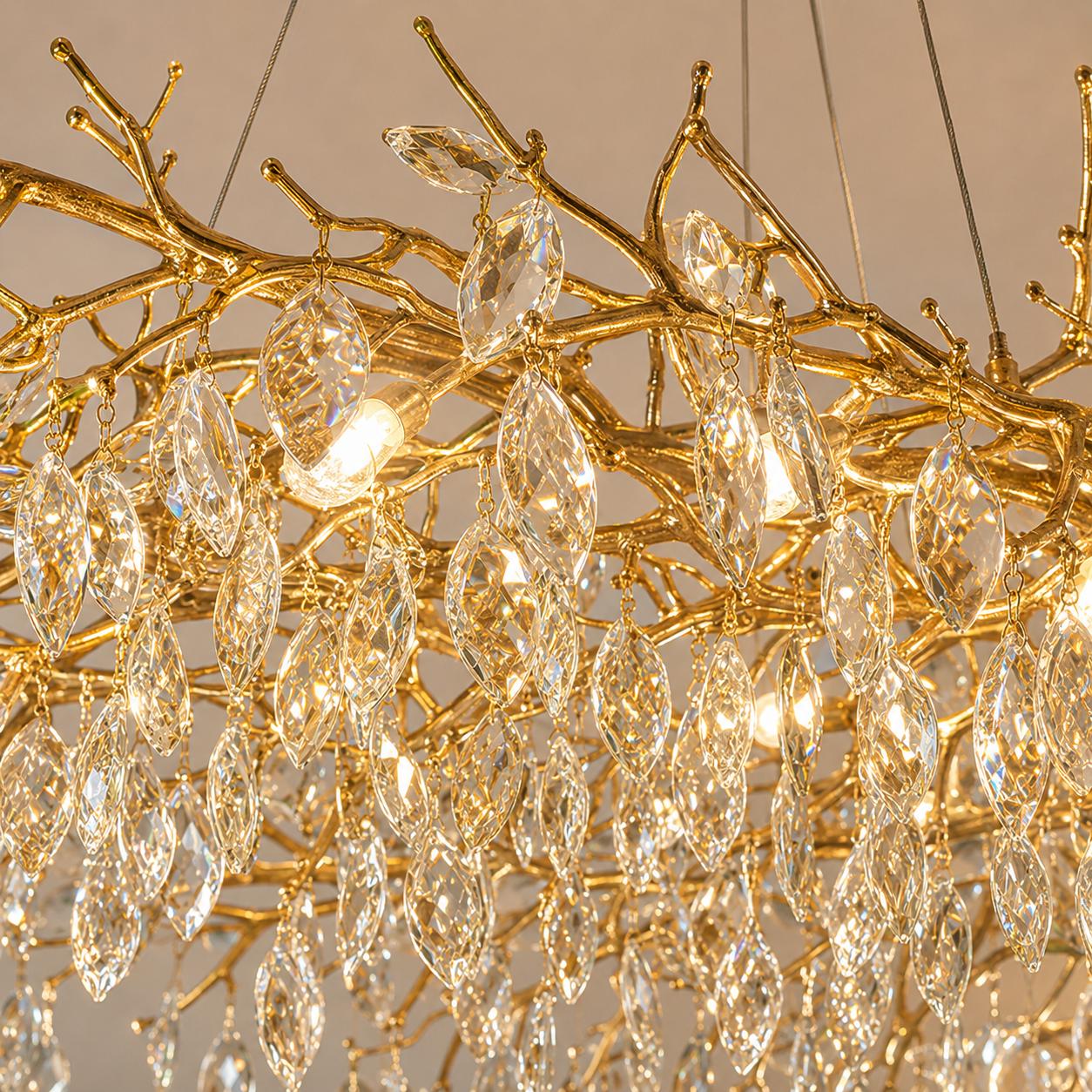French Style Glass Chandelier