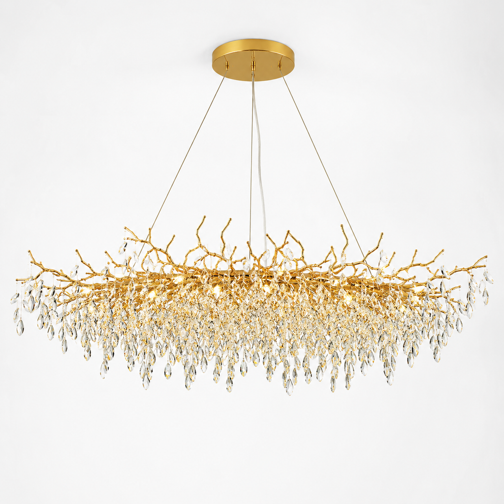 French Style Glass Chandelier