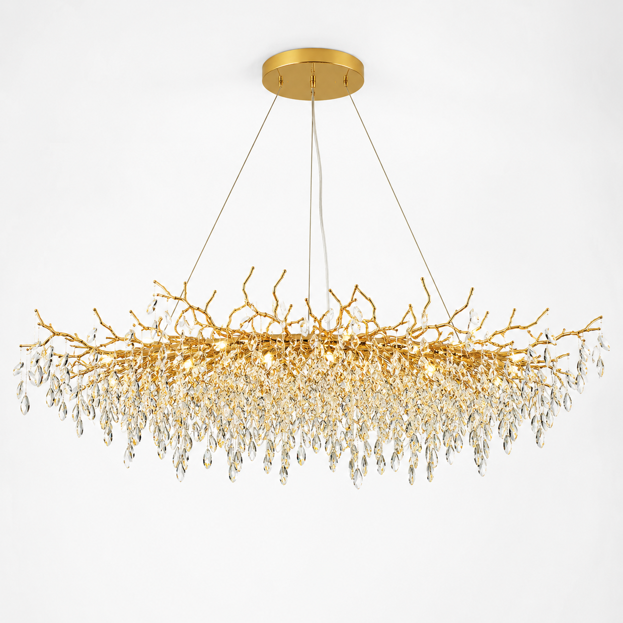French Style Glass Chandelier