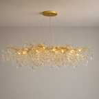 French Style Glass Chandelier