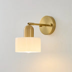 Colored Glass Bauhaus Wall Light Modern Interior Lighting