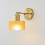 Colored Glass Bauhaus Wall Light Modern Interior Lighting