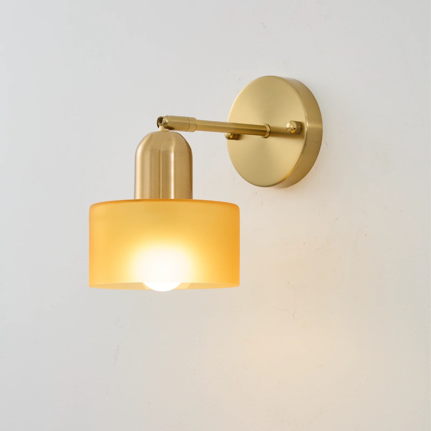 Colored Glass Bauhaus Wall Light Modern Interior Lighting