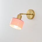 Colored Glass Bauhaus Wall Light Modern Interior Lighting
