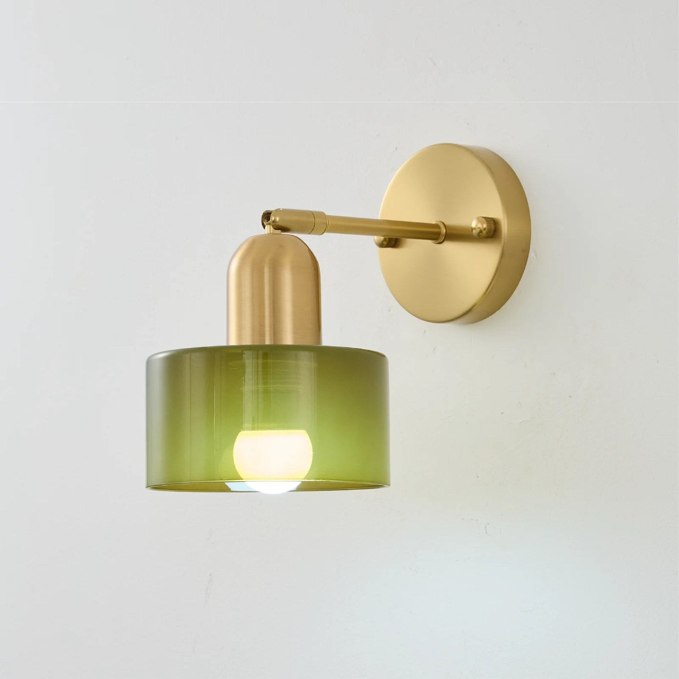 Colored Glass Bauhaus Wall Light Modern Interior Lighting