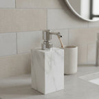 Luxury Marble Soap Dispenser with Metal Pump