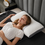 Hybrid Neck Support Pillow for Back and Side Sleepers