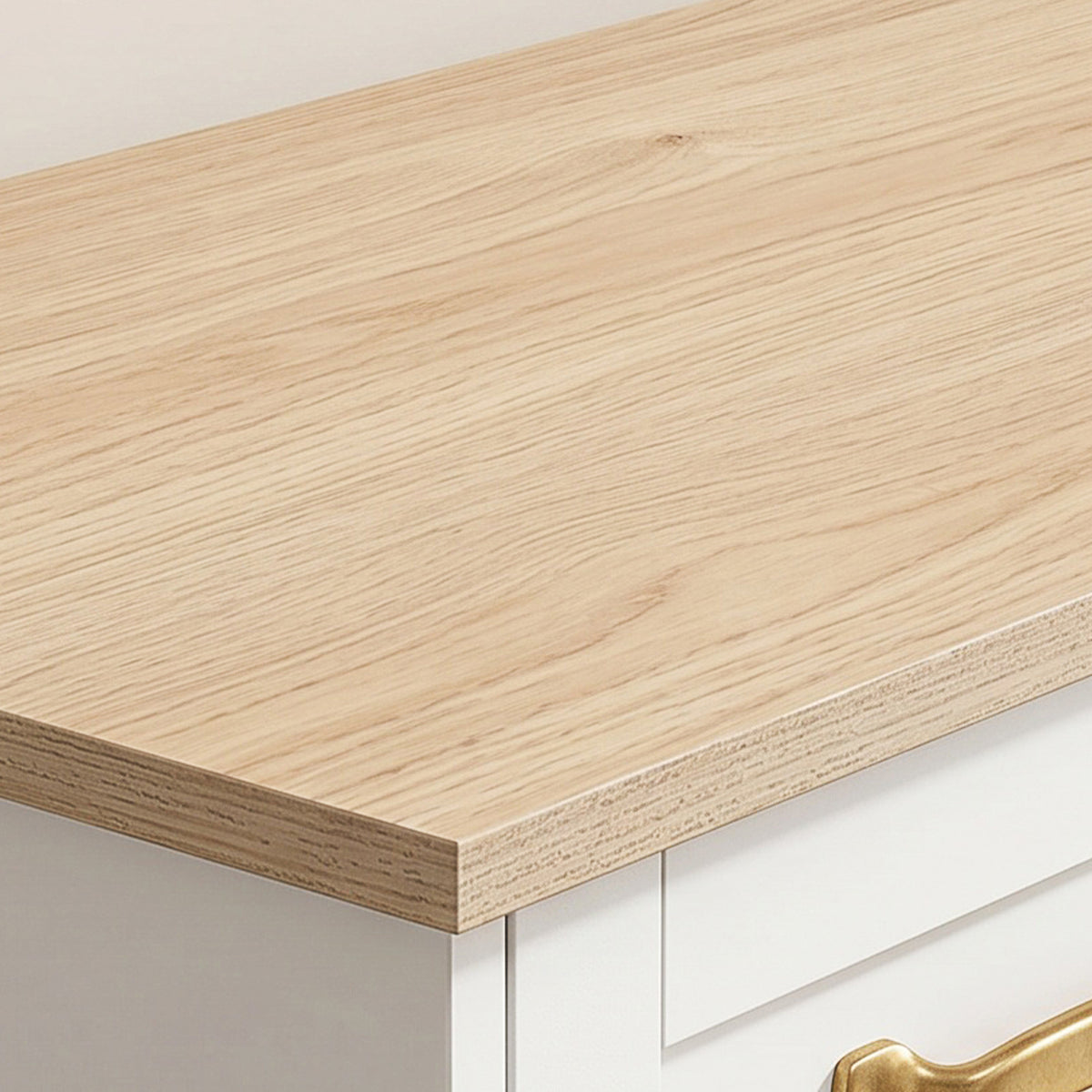 Sideboard Buffet Cabinet with Four Drawers and Adjustable Shelves