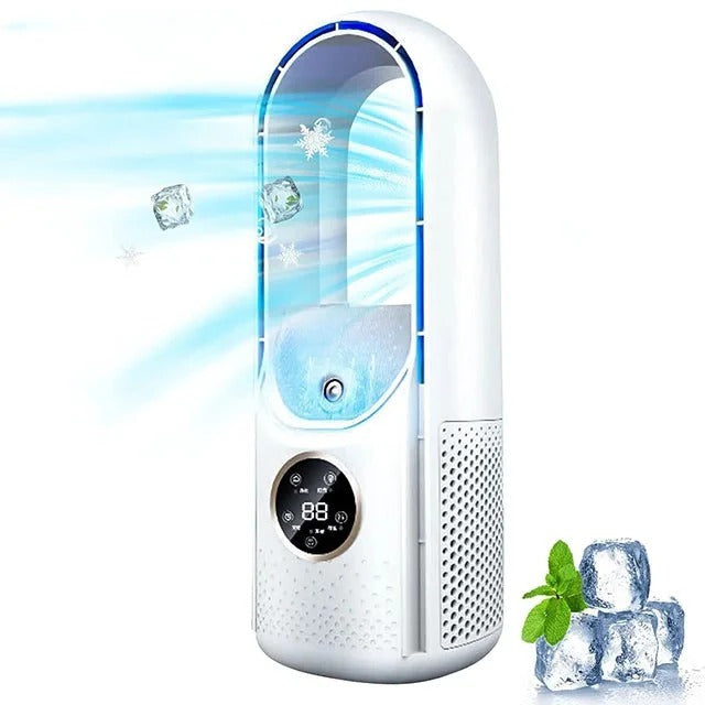 Blade-Free Quiet Portable Air Conditioner for Home Cooling