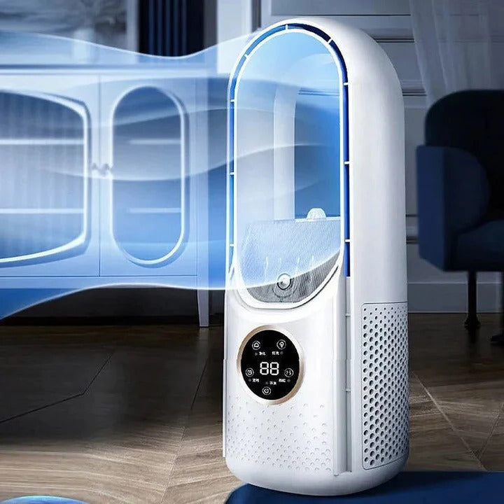 Blade-Free Quiet Portable Air Conditioner for Home Cooling