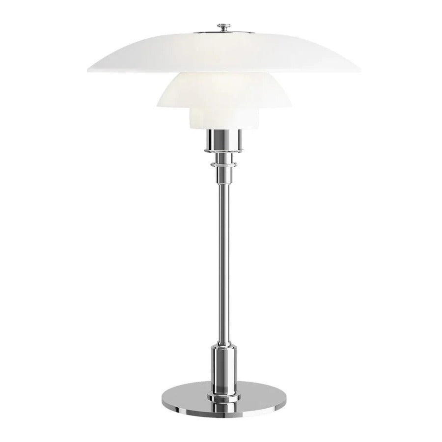Dimmable Table Lamp with Curved Shade Warm Ambient Lighting