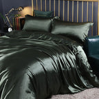 Luxury Pure Silk Bedding Set with Breathable Finish