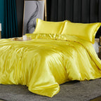 Luxury Pure Silk Bedding Set with Breathable Finish