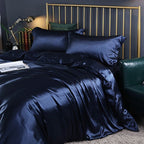 Luxury Pure Silk Bedding Set with Breathable Finish